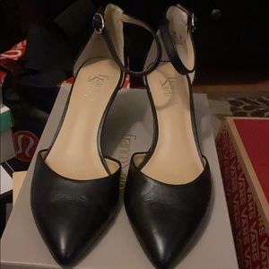 Franco Sarto Fayth Leather Wedges